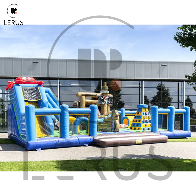 Pogled sprijeda na Jack Sparrow napuhanac s istaknutim piratskim detaljima i plavim elementima.